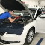 Замена автостекла на Skoda Superb