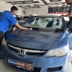 Замена автостекла на Honda Civic