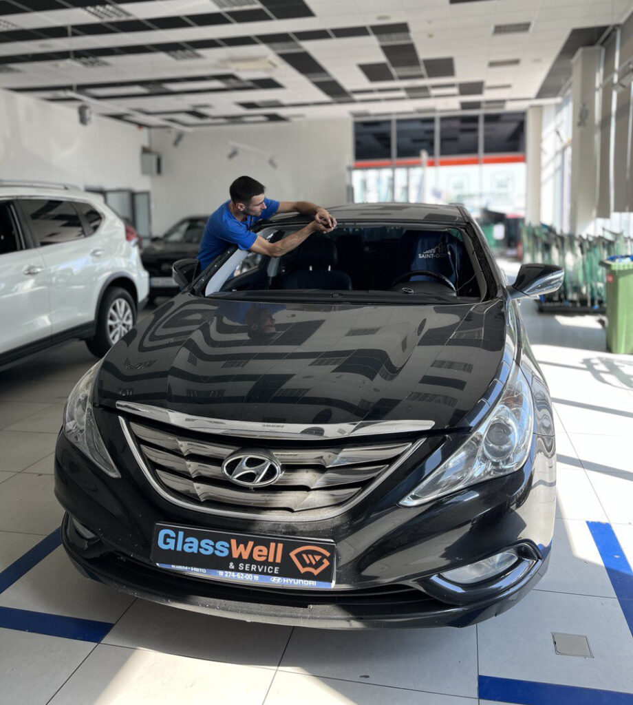 Замена автостекла на Hyundai Sonata